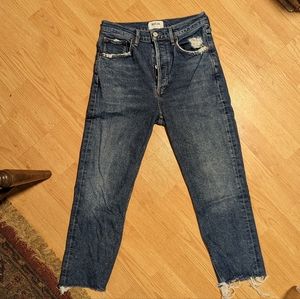 Agolde Distressed Riley Jeans